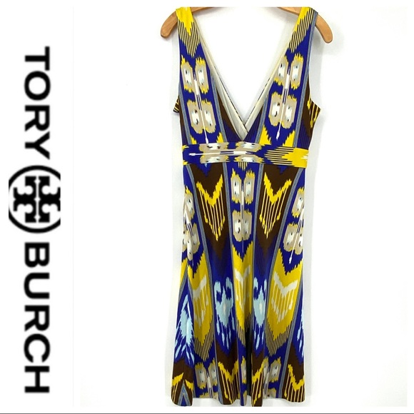 Tory Burch Dresses & Skirts - 💕SALE💕Tory Burch Tribal Print Silk Tank Dress